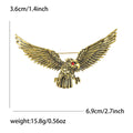Alloy Vintage Eagle Lapel Pin For Suits And Apparel Brooch view 6