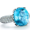 Fashion OL Sparkling Cubic Zirconia Women's Ring, Luxury Wedding Engagement Jewelry view 4