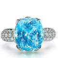Fashion OL Sparkling Cubic Zirconia Women's Ring, Luxury Wedding Engagement Jewelry view 3