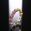 Exquisite Rainbow Color Zircon Women's Ring, Fashion European American Jewelry view 2