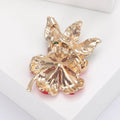 Alloy Enamel Flower Brooch Pin For Elegant Lapel Decoration view 4