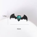 Rhinestone Alloy Bat Brooch Lapel Pin For Men's Suits view 5