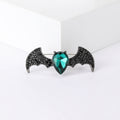 Rhinestone Alloy Bat Brooch Lapel Pin For Men's Suits view 1