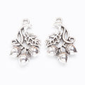 Zinc Alloy Pine Cone Flower Charm Pendant for DIY Necklace Bracelet Jewelry Making view 2