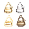Zinc Alloy Handbag Charm Pendant for DIY Necklace Bracelet Jewelry Making view 5