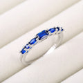 Luxury Square Cubic Zirconia Full Pave Ring For Women European Fashion Jewelry view 3