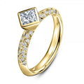 Fashion OL Cubic Zirconia Alloy Ring Set For Women Luxury Stackable Jewelry view 3