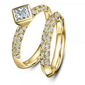 Fashion OL Cubic Zirconia Alloy Ring Set For Women Luxury Stackable Jewelry view 1