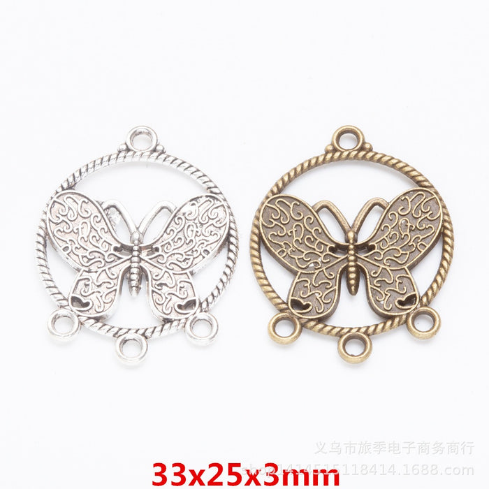Zinc Alloy Butterfly Charm Pendant No.477557 for DIY Necklace Bracelet Jewelry Making