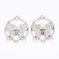Zinc Alloy Butterfly Charm Pendant No.477557 for DIY Necklace Bracelet Jewelry Making view 3