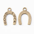 Zinc Alloy Horseshoe Charm Pendant No.773341 for DIY Necklace Bracelet Jewelry Making view 4