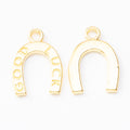 Zinc Alloy Horseshoe Charm Pendant No.773341 for DIY Necklace Bracelet Jewelry Making view 3