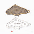 Zinc Alloy Clock Charm Pendant for DIY Necklace Bracelet Jewelry Making view 1