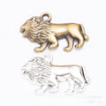 Zinc Alloy Lion Charm Pendant for DIY Necklace Bracelet Jewelry Making view 1