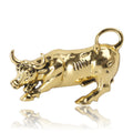 Vintage Alloy Ox Lapel Pin For Men's Suit Accessories Brooch view 1
