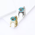 Alloy Enamel Cat Fishbowl Brooch Pin For Cute Apparel Decoration view 2
