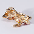 Alloy Enamel Cat Brooch Pin For Coat And Dress Decoration view 3