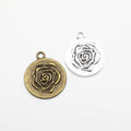 Zinc Alloy Flower Charm Pendant for DIY Necklace Bracelet Jewelry Making view 4
