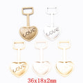 Zinc Alloy Love Shovel Charm Pendant for DIY Necklace Bracelet Jewelry Making view 1