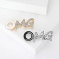 Alloy Rhinestone OMG Letter Brooch For Suits And Dresses view 1