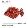 Alloy Enamel Cartoon Fish Brooch For Casual Apparel Decoration view 6