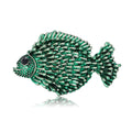 Alloy Enamel Cartoon Fish Brooch For Casual Apparel Decoration view 1