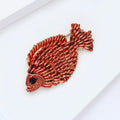 Alloy Enamel Cartoon Fish Brooch For Casual Apparel Decoration view 4