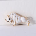 Vintage Alloy Enamel Ox Lapel Pin For Men's Suits Brooch view 6