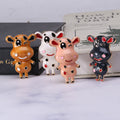Alloy Enamel Cute Cow Brooch Pin For Clothing Accessories view 4