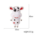 Alloy Enamel Cute Cow Brooch Pin For Clothing Accessories view 5