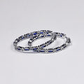 Copper Inlaid Cubic Zirconia Large Hoop Earrings For Women, European Fashion Versatile Ear Jewelry view 4