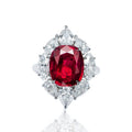 Silver Plated Women's Zircon Ring With Inlaid Cubic Zirconia Gift Jewelry view 6