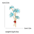 Alloy Enamel Daisy Brooch For Simple Floral Collar Decoration view 6