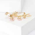 Alloy Enamel Daisy Brooch For Simple Floral Collar Decoration view 3