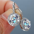 Korean Style Zircon Drop Earrings For Women, Delicate Versatile Fashion Jewelry view 1