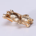 Alloy Enamel Cute Ox Brooch Pin For Zodiac Fashion Accessories view 3