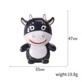 Alloy Enamel Cute Ox Brooch Pin For Zodiac Fashion Accessories view 5