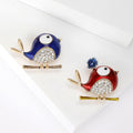 Alloy Enamel Bird Rhinestone Brooch For Cute Fashion Accessories view 1
