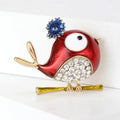 Alloy Enamel Bird Rhinestone Brooch For Cute Fashion Accessories view 4