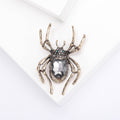 Alloy Crystal Spider Brooch For Halloween Suits And Lapel Decoration view 4