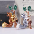 Alloy Enamel Cute Squirrel Brooch Pin For Fashion Accessories view 4