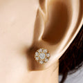Cute Womens Zircon Stud Earrings Fashion Jewelry For Accessories view 4
