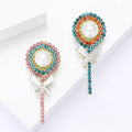 Alloy Rhinestone Lollipop Brooch For Women Shirt And Suit view 2