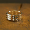 European American Minimalist Gold Color Alloy Ring Fashion Popular Women's Finger Jewelry view 3