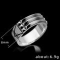 European American Minimalist Gold Color Alloy Ring Fashion Popular Women's Finger Jewelry view 5