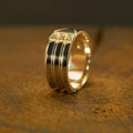 European American Minimalist Gold Color Alloy Ring Fashion Popular Women's Finger Jewelry view 7