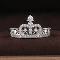 Elegant Crown Women's Proposal Ring, European Style Engagement Wedding Jewelry view 6