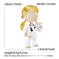 Alloy Cat Eye Enamel Nurse Brooch Pin For Uniform Decoration view 6