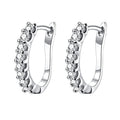 Korean Japanese Classic Minimalist Women's Zircon Ear Cuff Cute Versatile Earrings view 5
