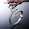 Exaggerated Serpent Snake Ring European American Punk Nightclub Finger Ring view 4